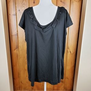 Lane Bryant Ribbon Detail Scoopneck T-shirt, 26/28
